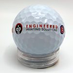 Golf ball printed on a Cylindrical Inkjet Printer